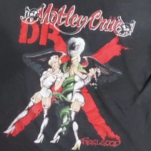 Motley Crue Dr. Feelgood Vintage T-Shirt XL 1989 80's Mötley Crüe